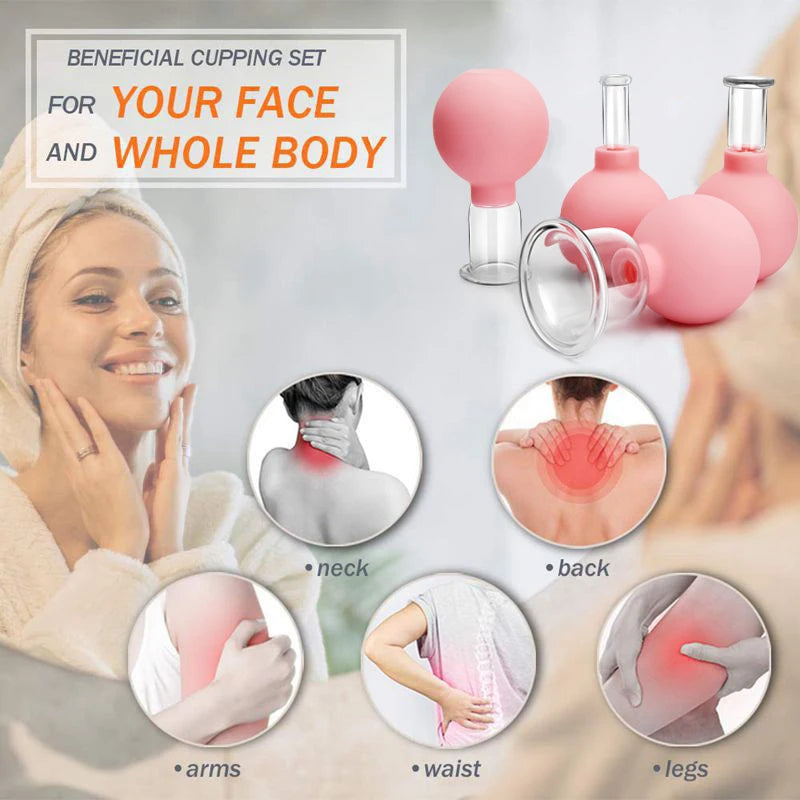 Face Vacuum Cupping Therapy - Anti-Wrinkle Massage Tools