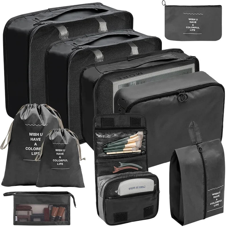 Travel Packing Cubes Set for Luggage Organisation | Collumn - Collumn