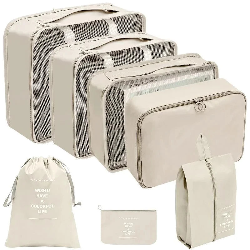 Travel Packing Cubes Set for Luggage Organisation | Collumn - Collumn