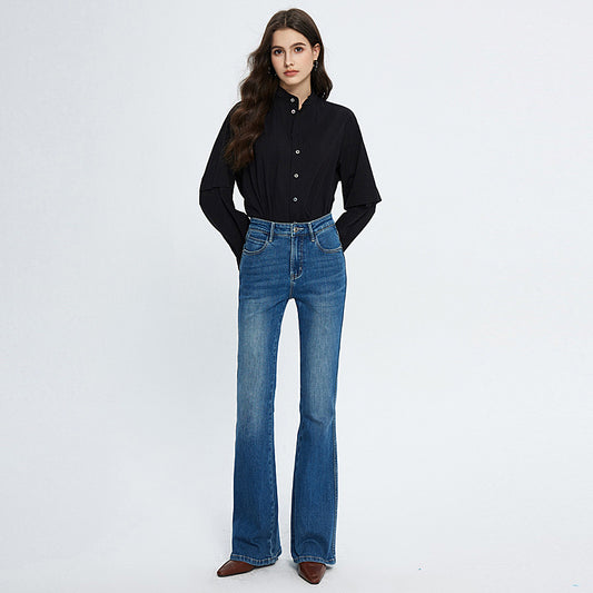 Trendy stretch skinny jeans for women