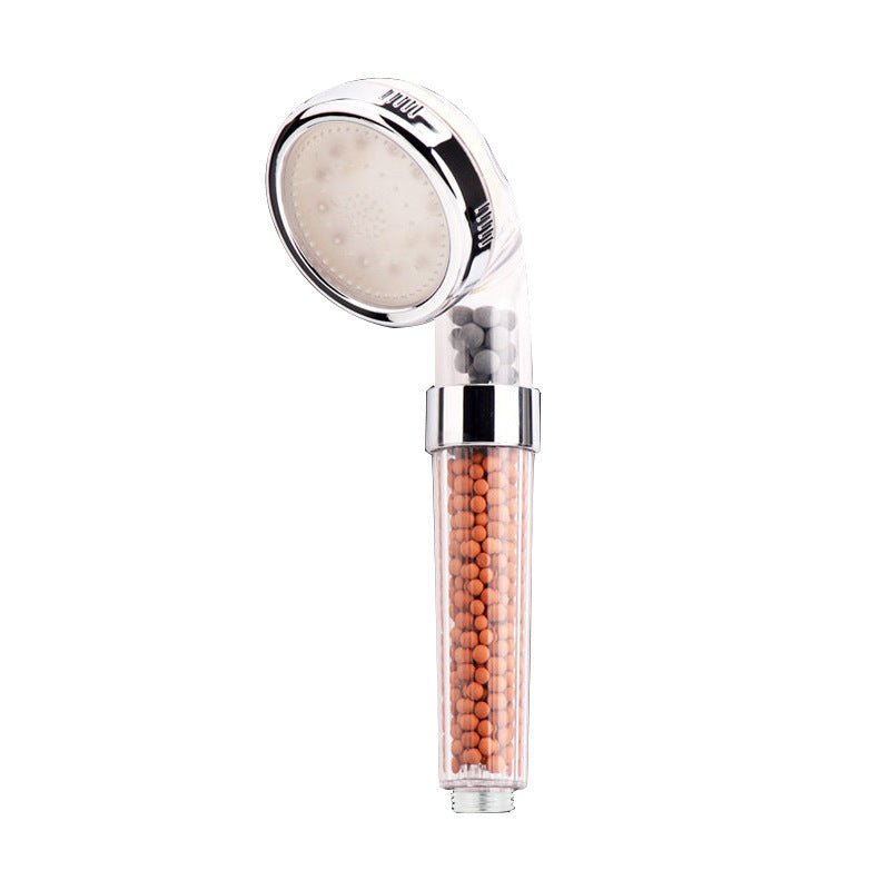 “Color-changing shower head powered by water flow”