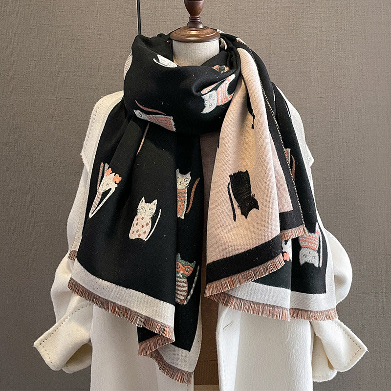 fashion artificial cashmere scarf