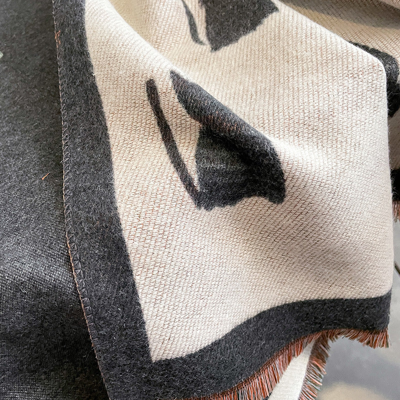 fashion artificial cashmere scarf