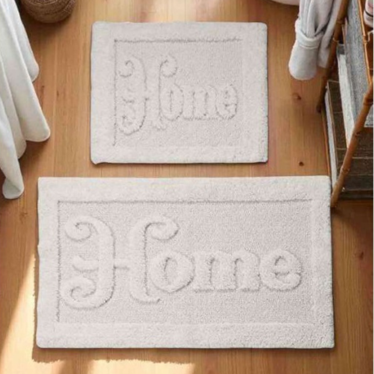 Tufted Bath Mat Set – T-014 - Collumn