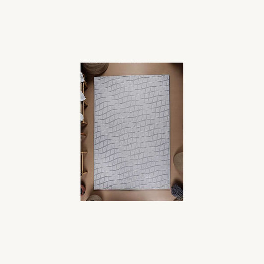 Wholesale washable bathroom rug WS001 in light neutral grey