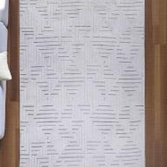 Wholesale washable bathroom rug WS006 with modern neutral design